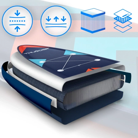 SUP doska 320cm THUNDER STRIPES