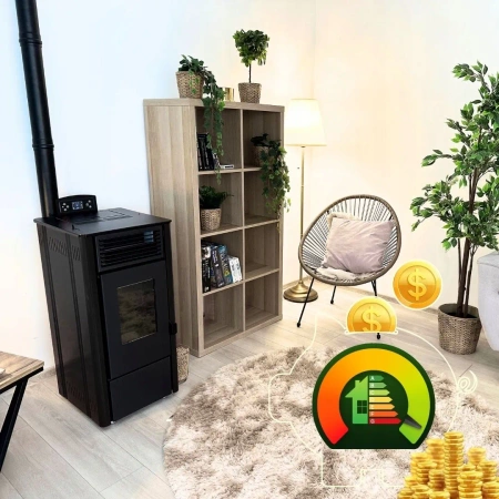 Pec na pelety SOPHIA BLACK 8,1 kW 