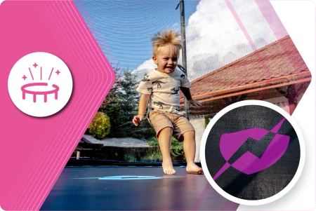 Trampolína THUNDER INSIDE ULTRA 16FT (488 cm) PINK