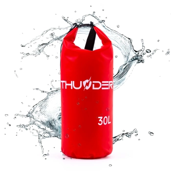 Vodotesný vak 30 L THUNDER červený