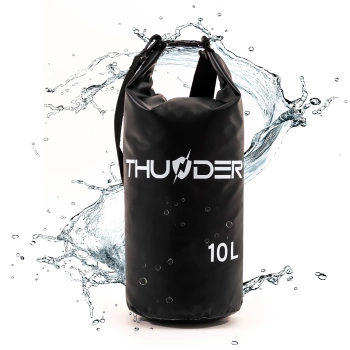 Vodotesný vak 10 L THUNDER čierny