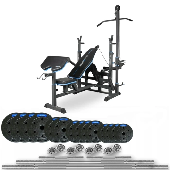 Kulturistický set 120 kg s lavičkou VIGOR-C od THUNDER 